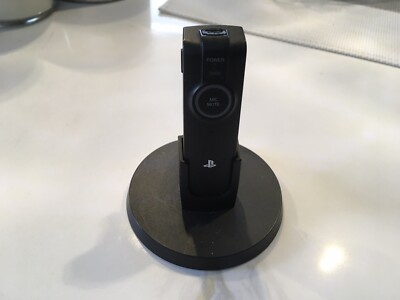 Sony PlayStation PS3 Black Wireless Bluetooth Headset Model CECHYA 0075 Dock