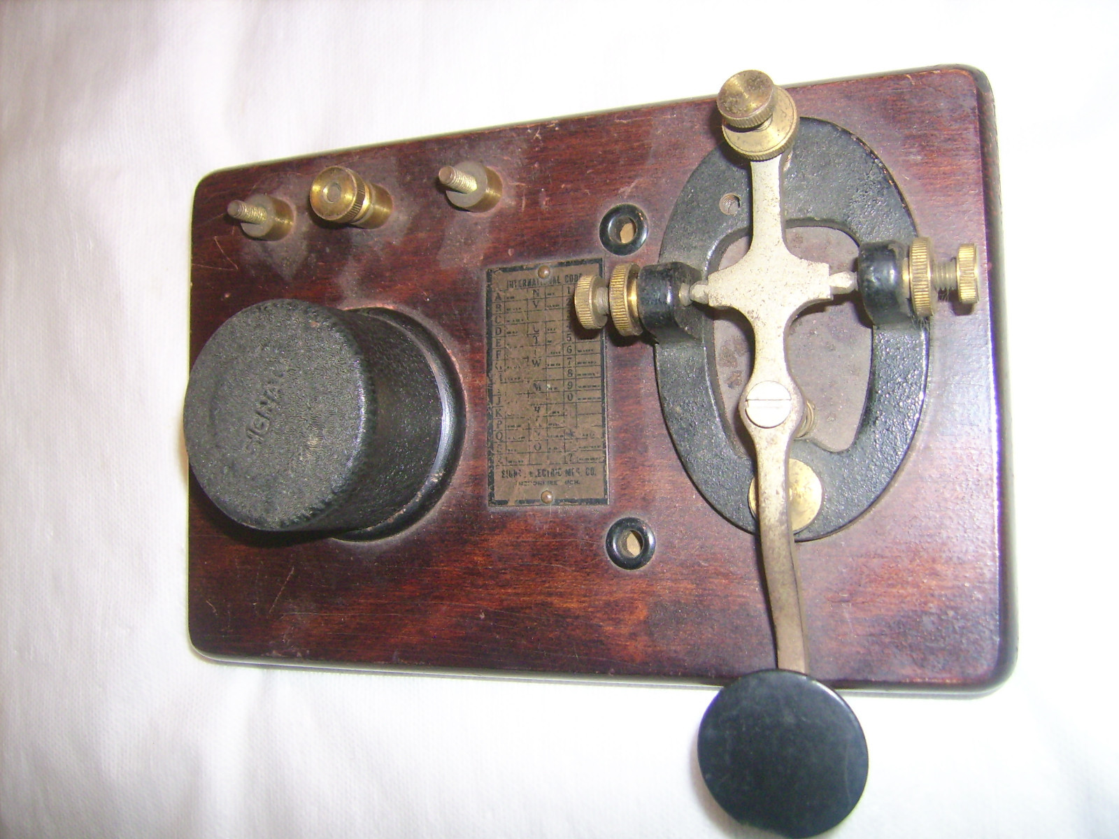 Signal Electric Telegraph Practice Key Set R-68 1939