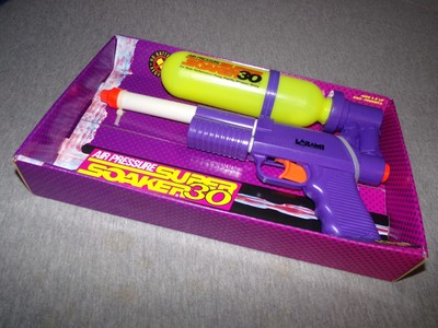 vintage (1994) mib air pressure super soaker 30 water gun by