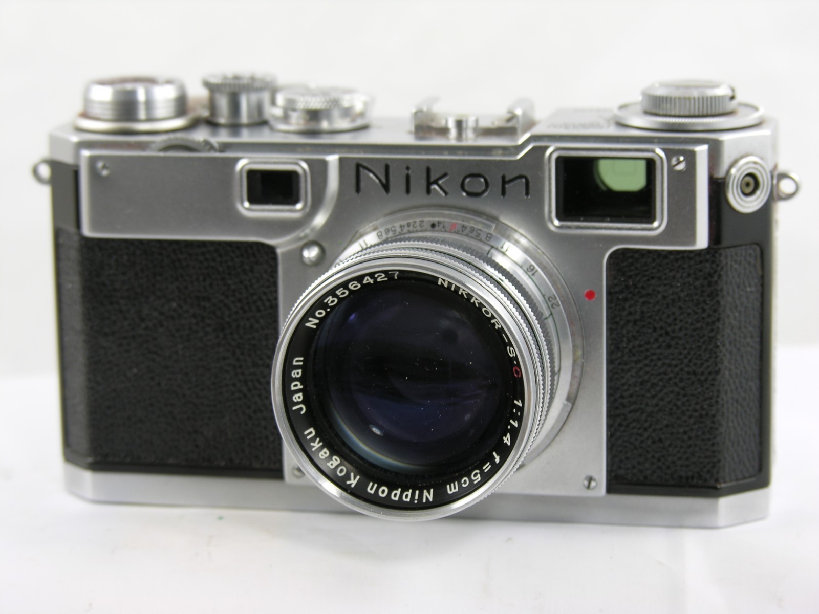 Nikon S2 Rangefinder Camera With Nikkor-S.C 5cm f1.4 Lens/ Nice Camera
