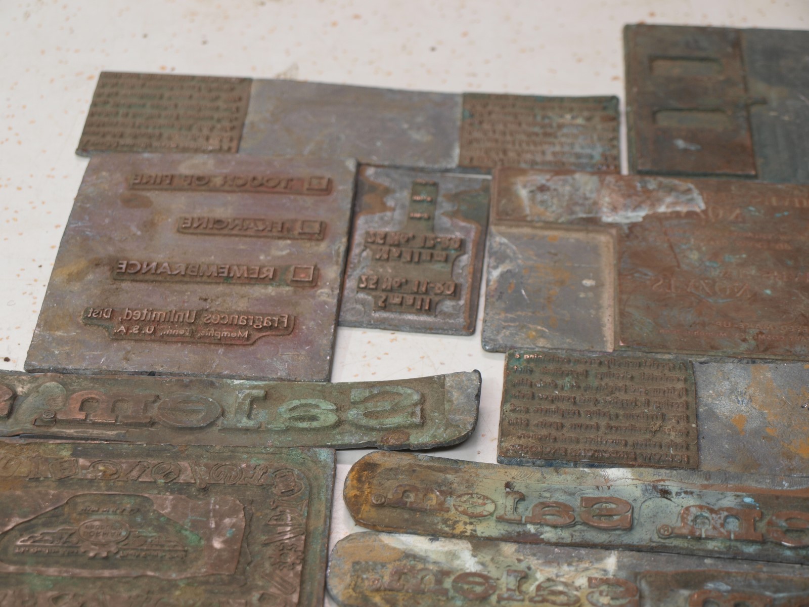 LETTERPRESS PRINTER'S BLOCK 5 Pounds of Lino Type Hard Lead