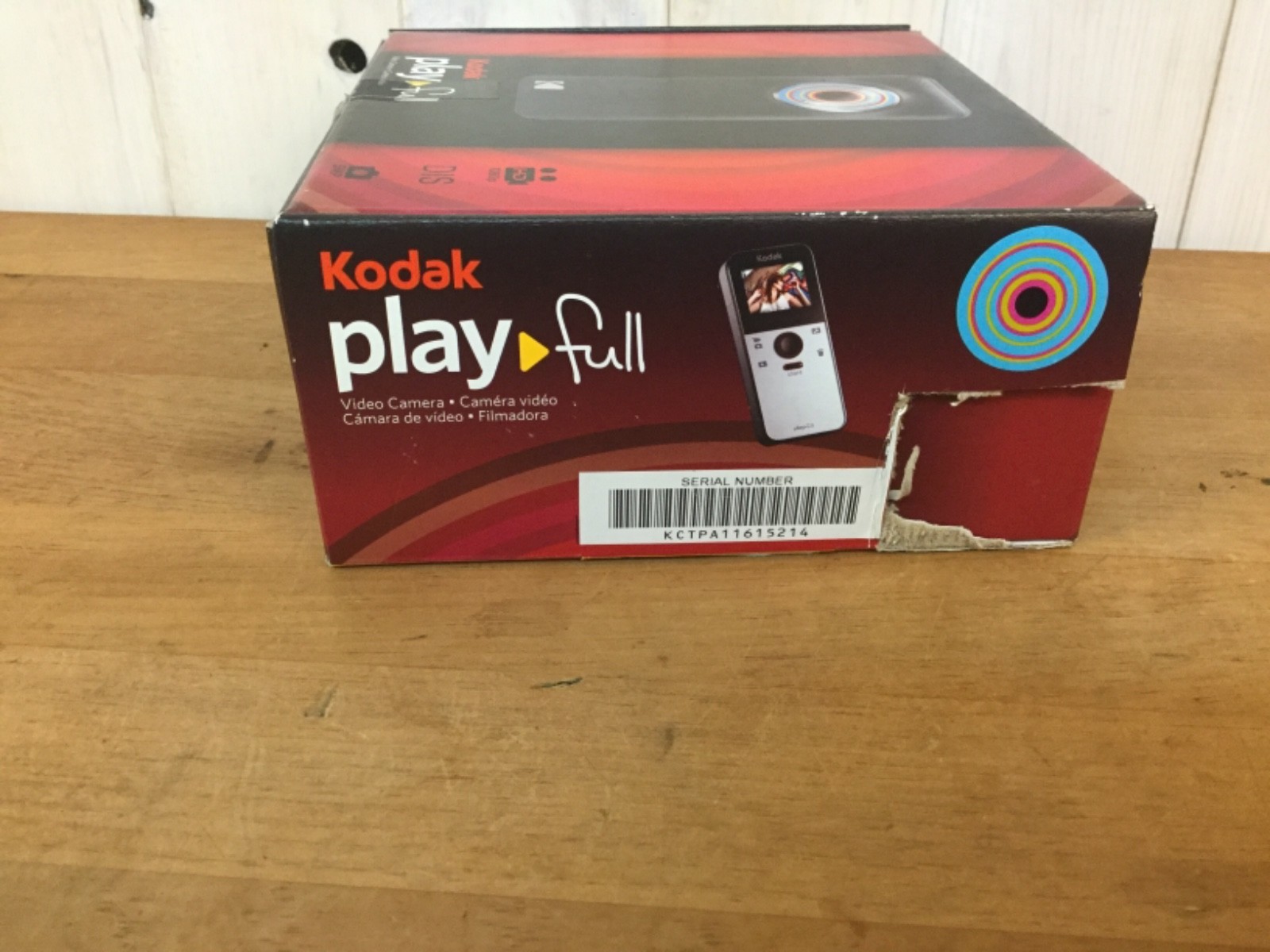 NEW Kodak PLAYFULL HD Video Camera w/1080p Full HD Video Capture,5MP Stills,Flip