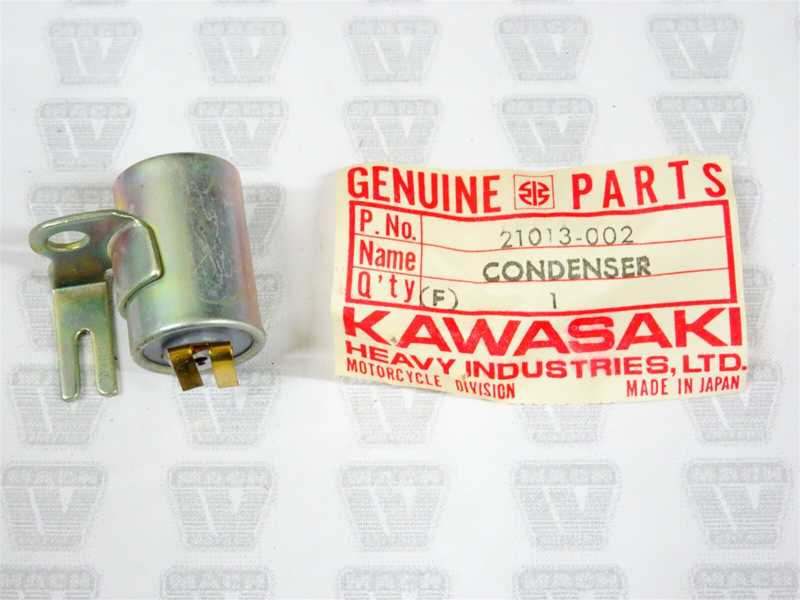 Kawasaki NOS NEW 21013-002 Condenser J1 J1T J1TL J1TR J1TRL