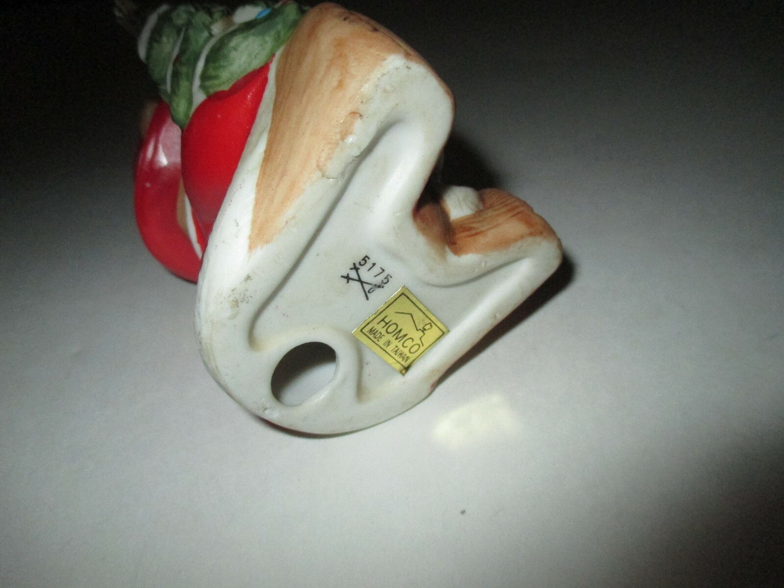 Homco Holiday Christmas Bear Shelf Center piece 3 1/2