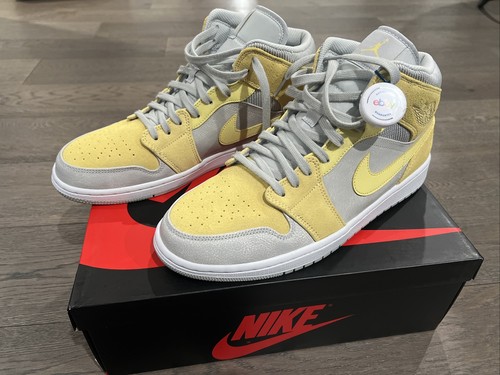 air jordan 1 mid mixed textures yellow
