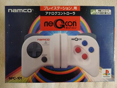 Vtg 1994 Namco Negcon PS1 White Controller Sealed in Box New Japanese NPC-101