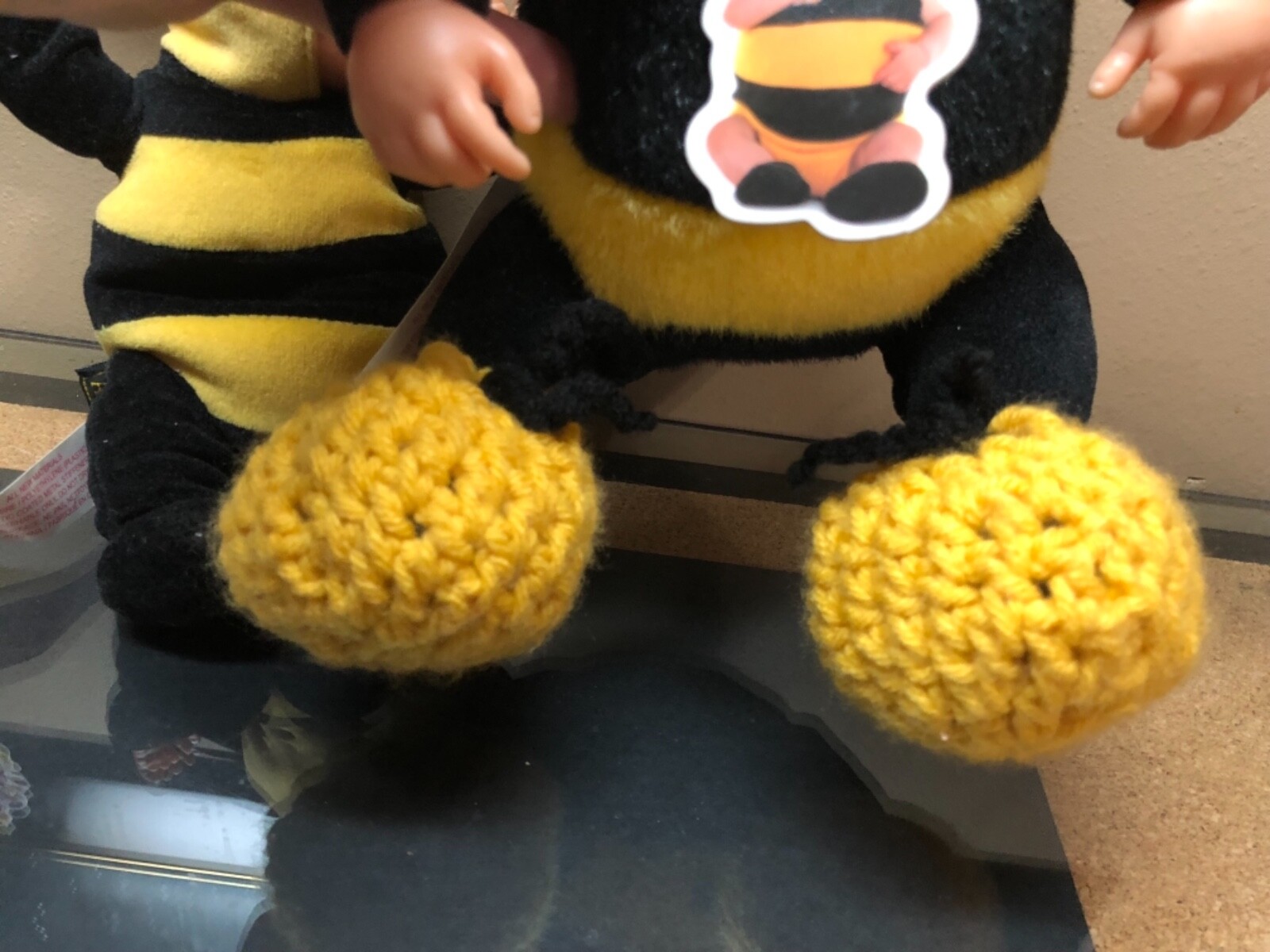 2 Anne Geddes Bee Dolls Vintage Excellent Condition From Clean Home