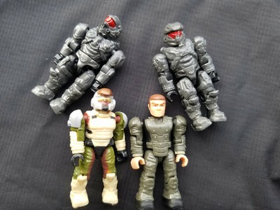 Halo Mega Bloks Black Gray Spartan Recruit Mini Figure 97174 Unsc Mammoth Mega Bloks Building Toys Toys Hobbies