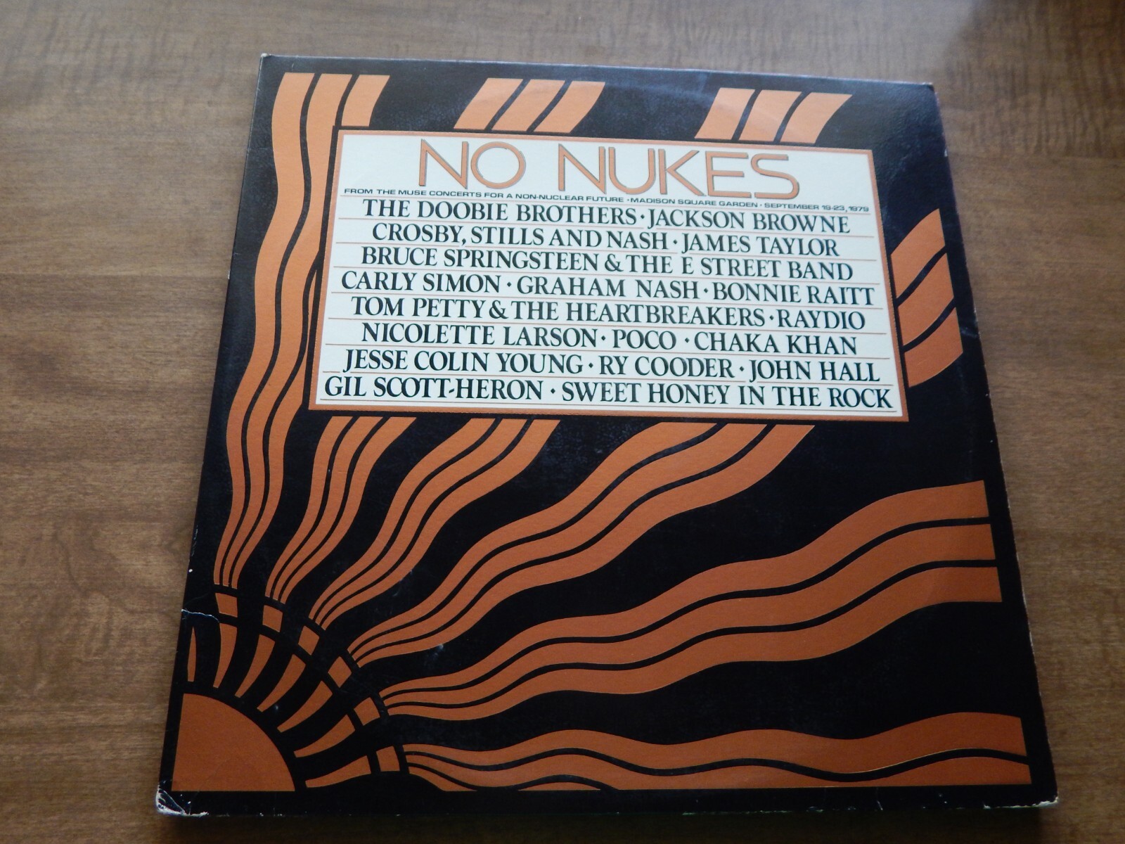 3 LPs-NO NUKES-1979-B. Springsteen, C S & N, Ry Cooder
