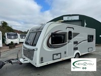 2018 Elddis Supreme 574 - 4 Berth FIXED SINGLES Caravan - STOCK E154