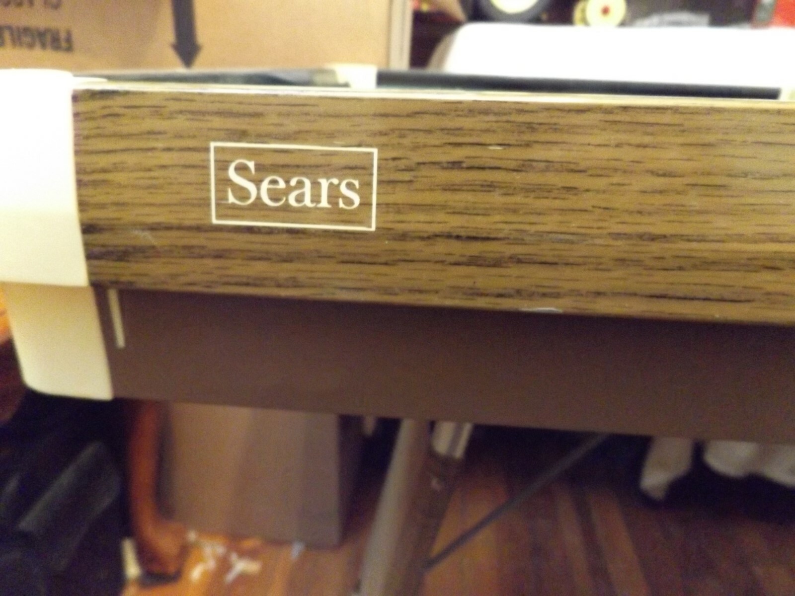 RARE 1960's ORIGINAL SEARS KIDS MINI POOL TABLE--IN ORIGINAL BOX--FOLDS UP--NICE