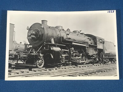 Boston & Albany Railroad Locomotive 1223 @ Syracuse NY RPPC Real Photo Postcard