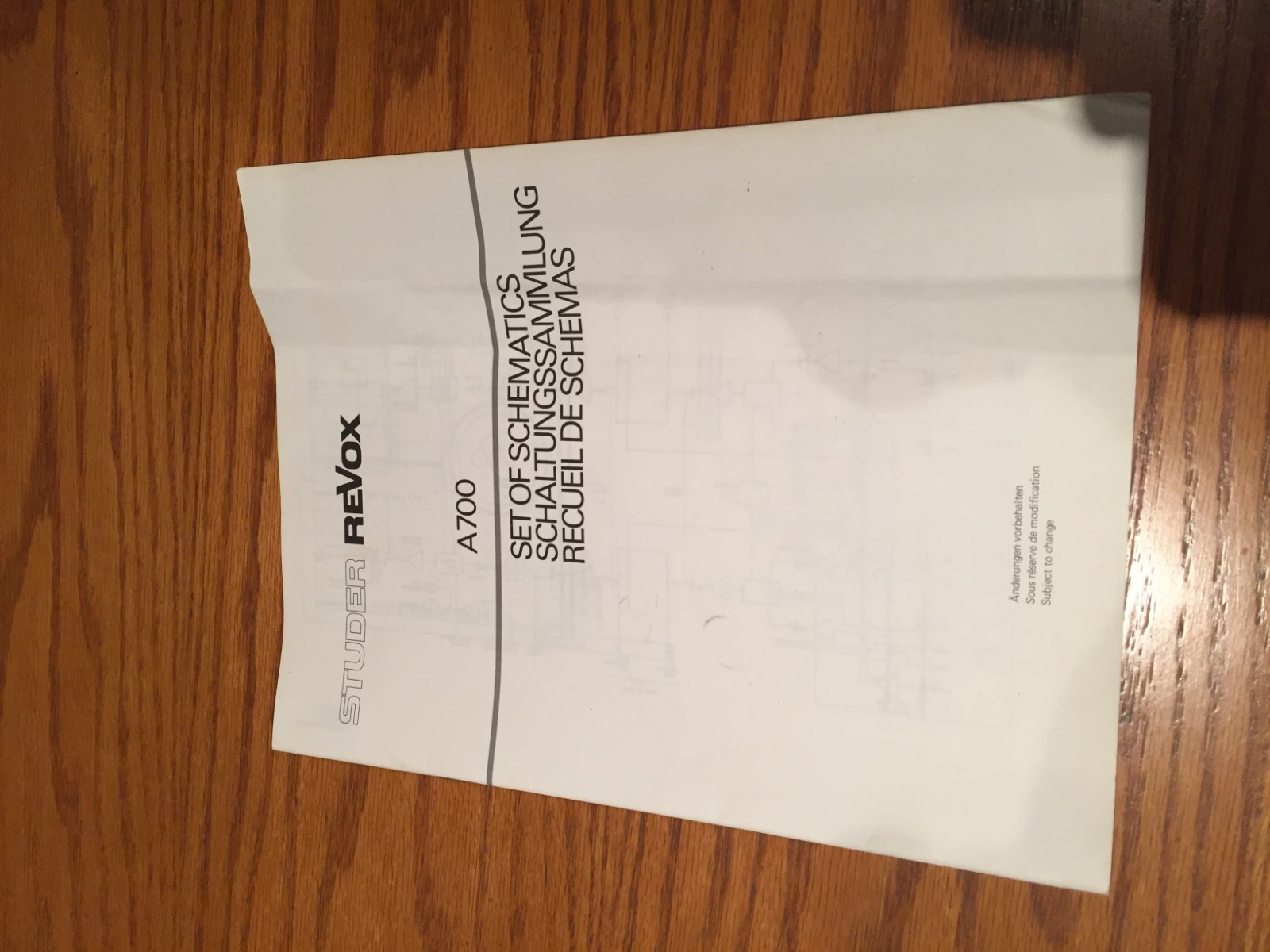 Revox A700 Reel To Reel Tape Recorder