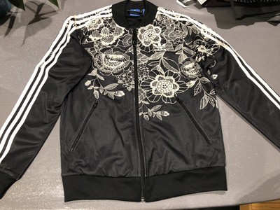 ladies floral adidas jacket