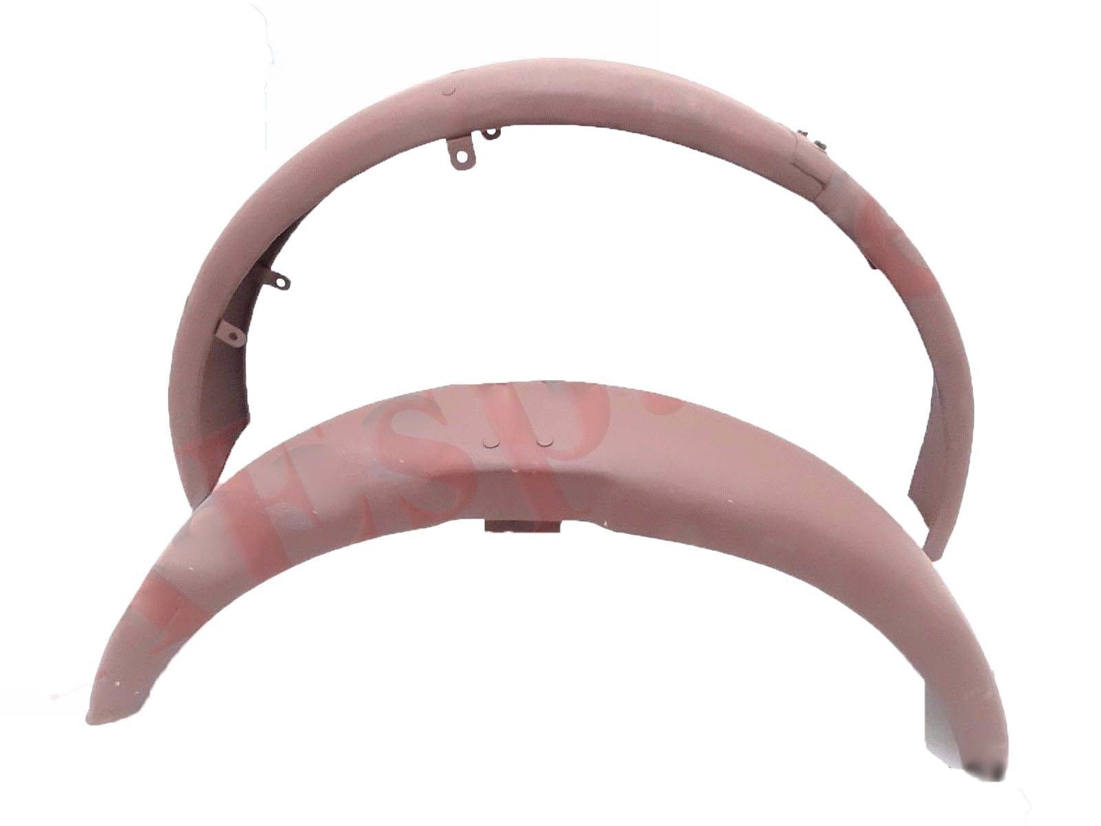 Matchless G3l Ajs 16m Military Model Raw Steel Front & Rear Mudguard Fenders 