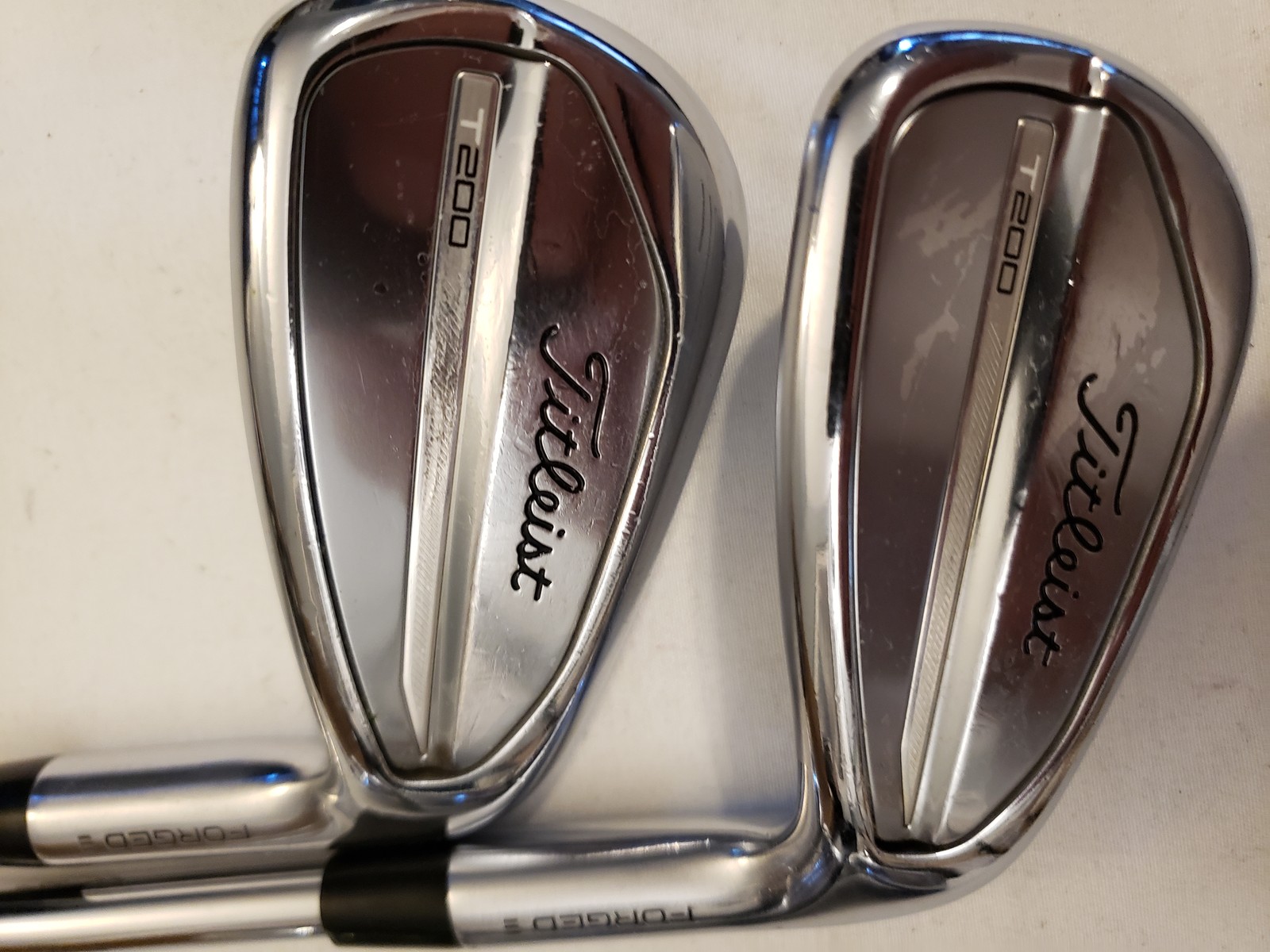 Used Titleist T200 2023 Iron Set (6-PW) 5 Irons - AMT Black S300 Stiff - RH