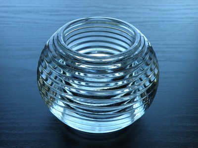 HOMCO Home Interiors Concentric Circle Beehive Manhatten Tealight Candle Holder