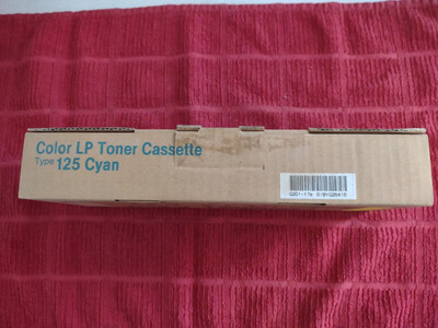 RICOH COLOR LP TONER CASSTTE TYPE 125 CYAN
