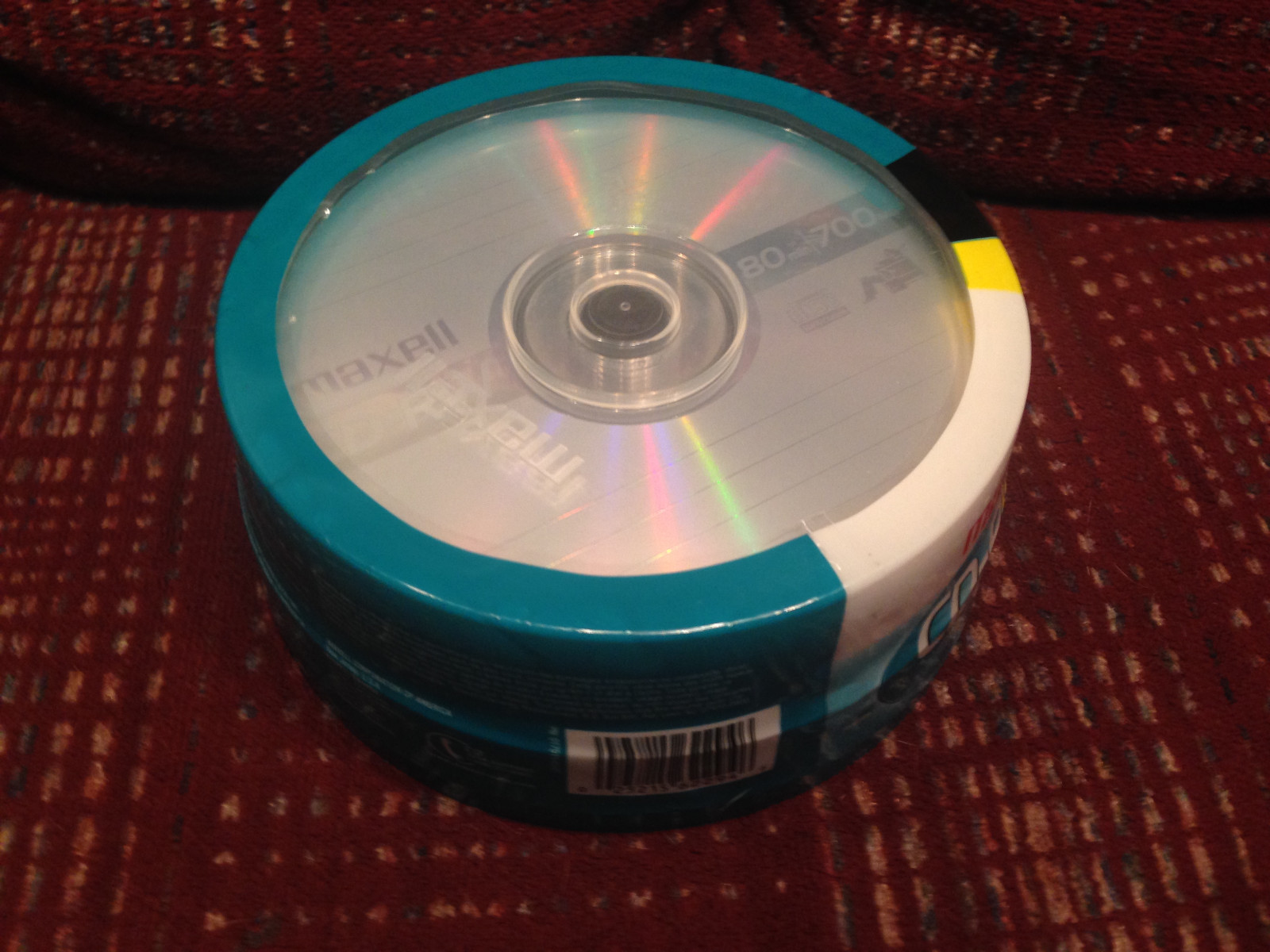 Maxell Cd-Rw Disks 700MB 80MIN 1x-4x Silver Spindle 25 Pack