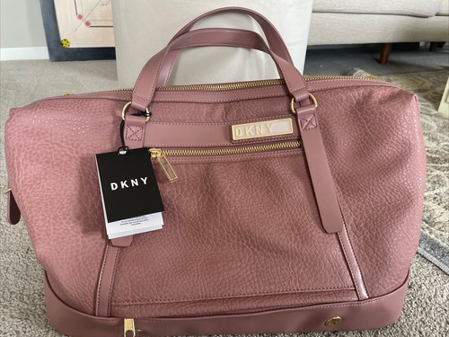 DKNY Rapture Weekender Boarding Bag Prime rose Color NWT