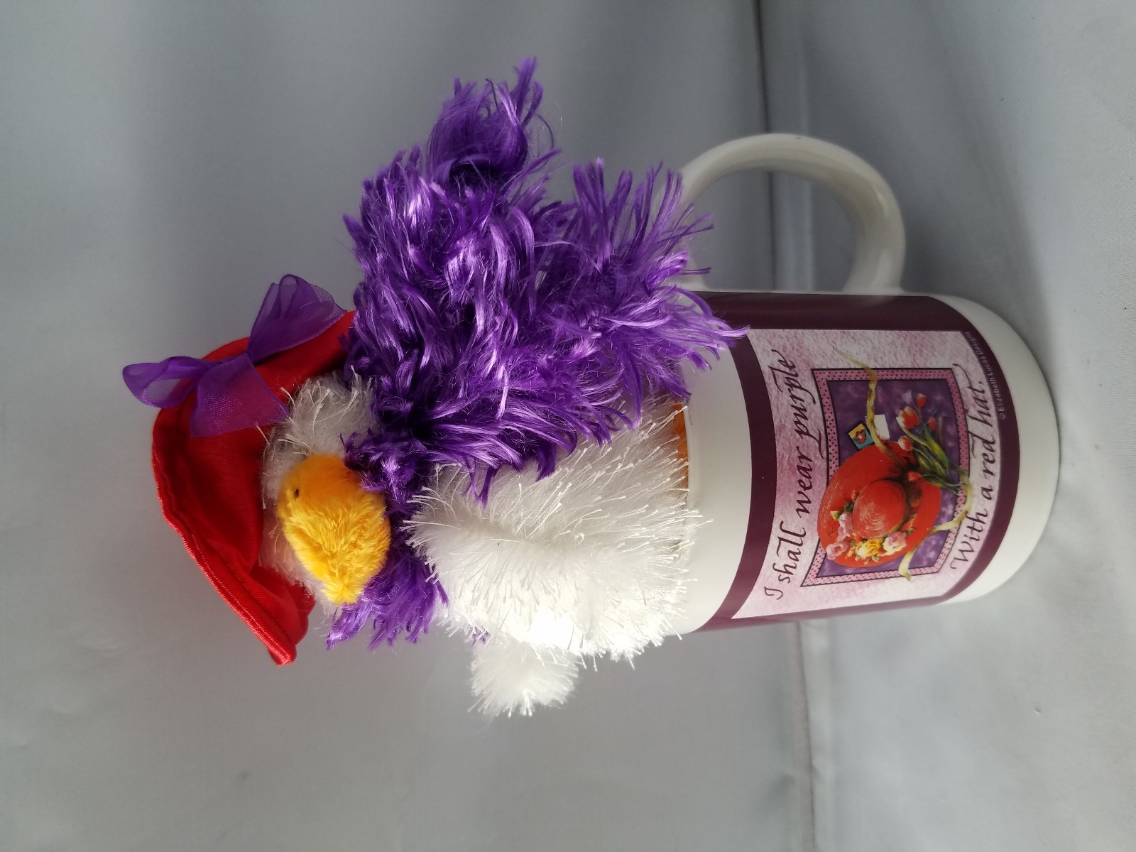 Red Hat Society Ladies Gift Set Books Photo Frame Candle Coffee Mug Plush Toy