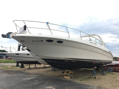 2001 SEA RAY 410 SUNDANCER FRESH TRADE LOW HOURS - HURRY WILL GO FAST! TEXT NOW!