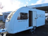 2022 SPRITE ALPINE 4, LIGHT WEIGHT 4 BERTH CARAVAN WITH FIXED BED & MOTOR MOVER.