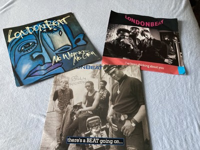 LONDON BEAT 7in singles x 3  No woman/Theres a beat/ Ive been thinking about you