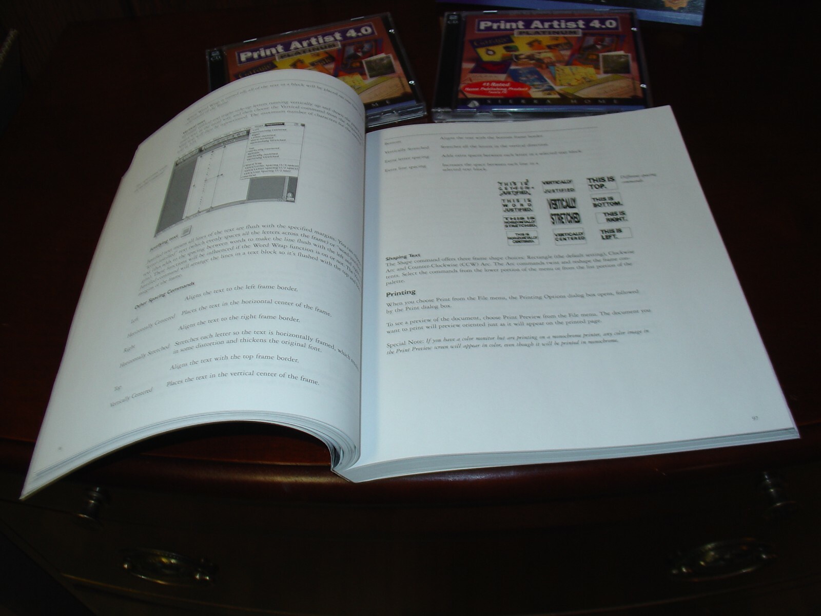 Print Artist 4.0 with 4 Cd and 2 books