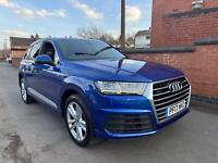 Audi Q7 3.0 TDI V6 S line Tiptronic quattro Euro 6 (s/s) 5dr SEPANG BLUE