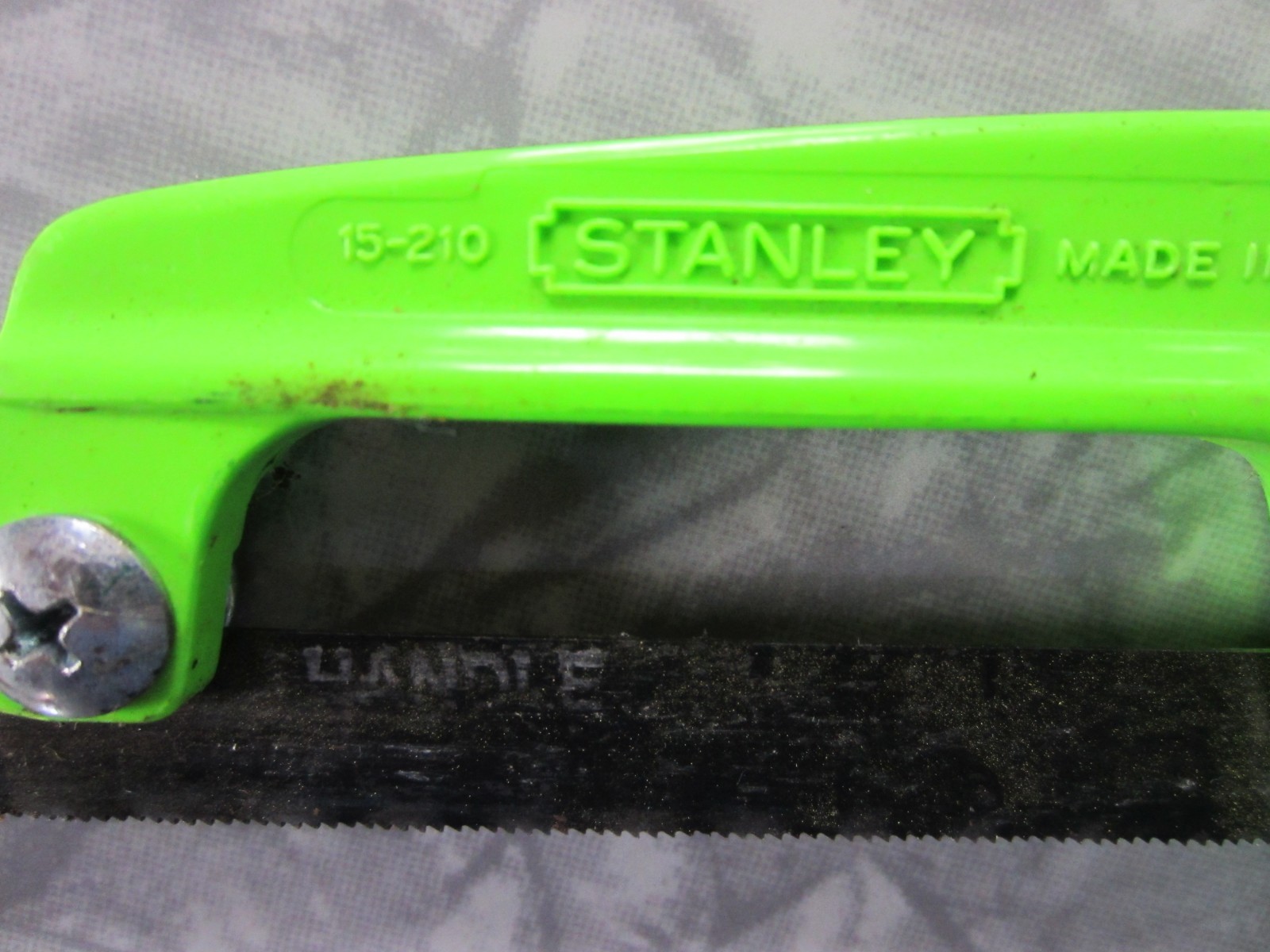 Vintage Aluminum Stanley 15-210  Mini Hacksaw Made in USA Lot of 2