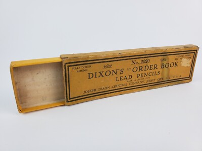 Vintage Dixon Order Book Lead Pencils EMPTY Box No. 2020 New Jersey