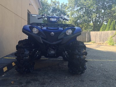 2016 YAMAHA GRIZZLY WITH EPS BLACK MOMBA TIRES FULL ALUMINUM SKID PLATES,216 MIL