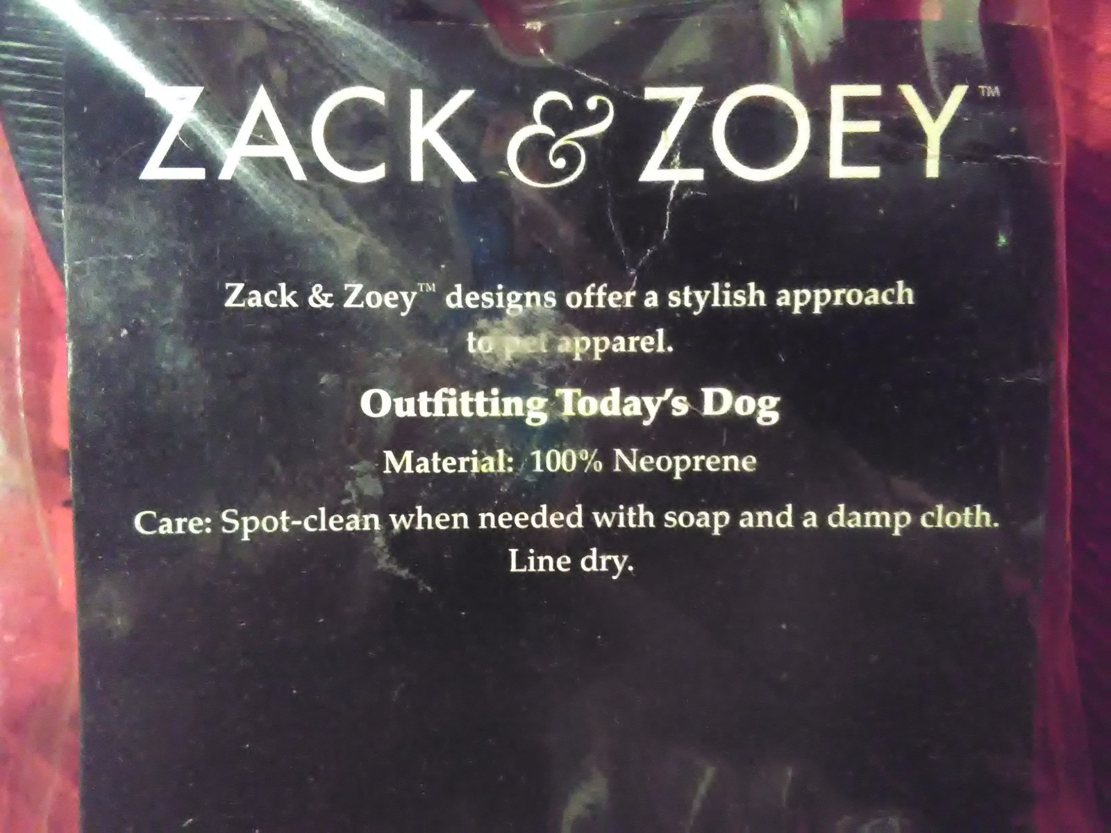 Zack & Zoey HIGH TOP NEOPRENE DOG BOOTS (Large Black)