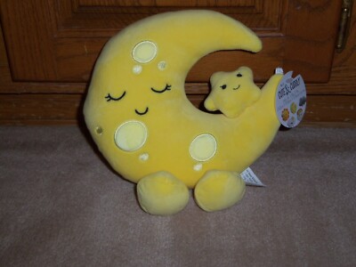 NEW, CUTE & CUDDLY 6'' YELLOW MOON & STAR PLUSH