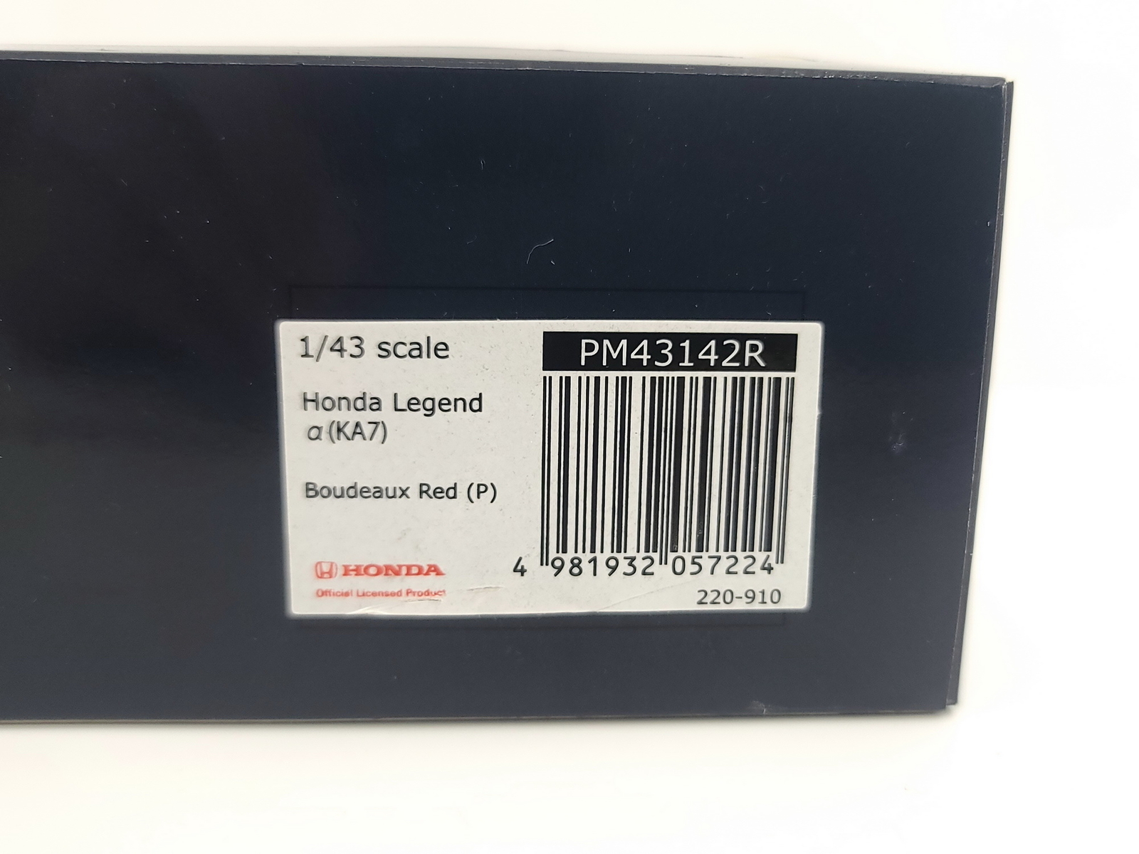 Mark43 1:43 scale Honda Legend II (KA7) Boudeaux Red