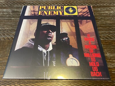 Public Enemy ''It Takes a Nation of Millions to Hold Us Back'' LP (Vinyl, Def Jam)
