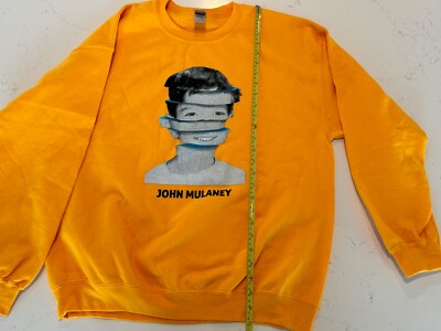 John Mulaney Sweatshirt VIP From Scratch Tour Adult Large Comedy Yellow Gildan