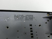 Toyota Prius II 05-09 Fensterheberschalter Schalter Links Vorne Toyota Prius II 05-09 01.05.2006 84820-47021 gebraucht Vorschau 5