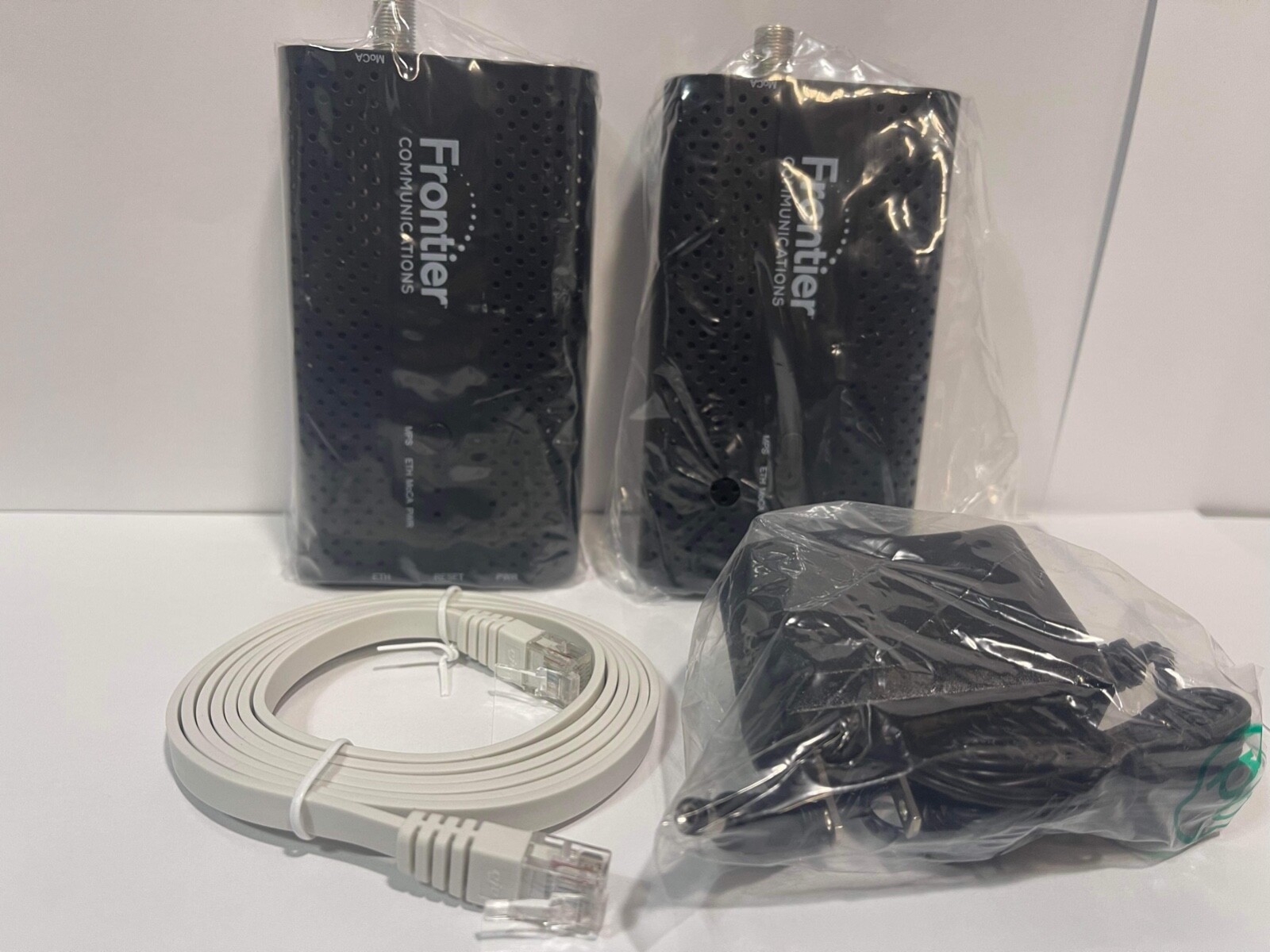 2pack Frontier FCA252 MoCa 2.5 Network Adapter Black Brand