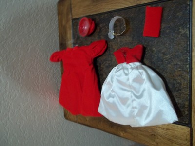 VINTAGE REPRODUCTION BARBIE SILKEN FLAME & RED FLARE- PLUS ACCESSORIES-REPRO