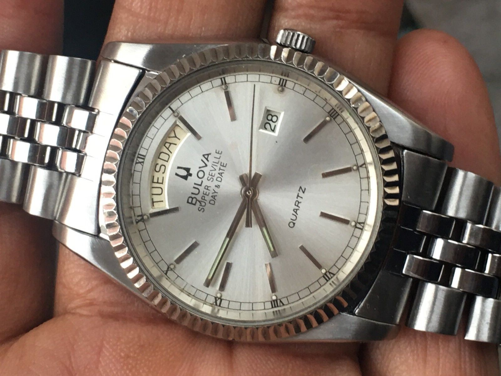 ブローバ BULOVA SUPER SEVILLE Day & Date 自動巻 ブローバ・自動巻