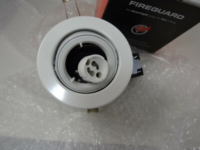 JCC Fire Rated Twist /& Lock Tiltable Mains GU10 Recessed Downlights IP20