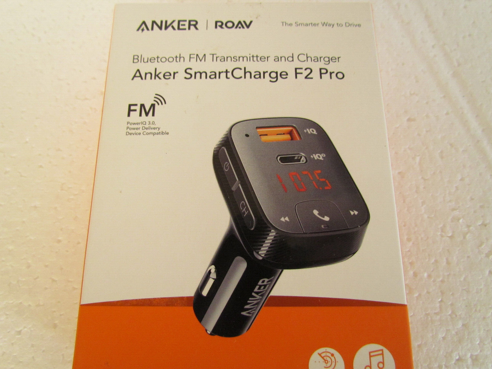 Anker Roav Bluetooth FM Transmitter & Charger SmartCharge F2 Pro