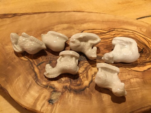 WADE WHITE Red Rose Tea England Set Of  6 Animals! Nice Condition! Vintage!