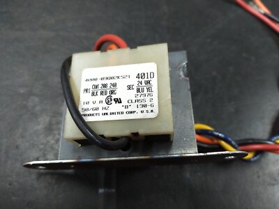 Products Unlimited Control Transformer Pri 208/240 VAC Sec 24 VAC .010kVA 10VA