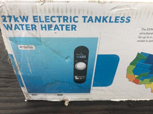 Eemax EEM24027 - 27 kW Self Modulating 5.3 GPM Electric Tankless Water Heater