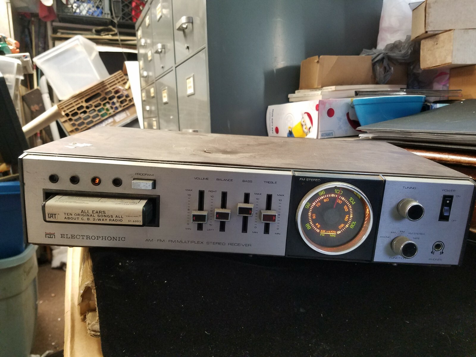 Vintage MORSE Electro Model T470 Electrophonic AM FM 8Track Stereo