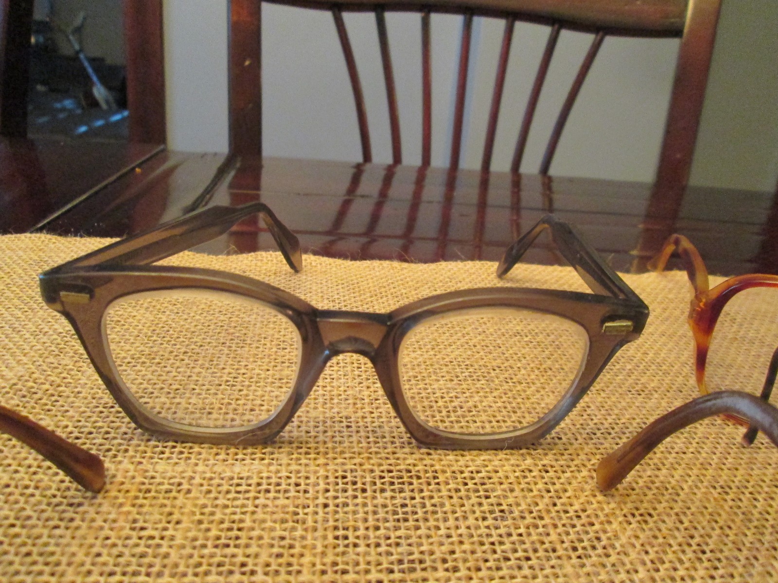Lot of 4 Vintage Eyeglass Frames LATOUR FOSTER GRANT AMERICAN OPTICAL GLENDALE