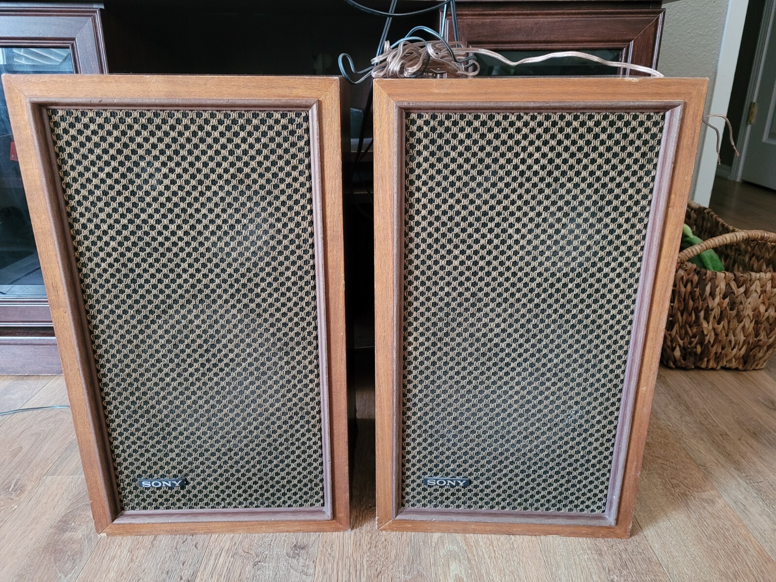 vintage SONY 木製 スピーカー SS-103 ブラウン vintage SONY 木製 スピーカー SS-103 ブラウン